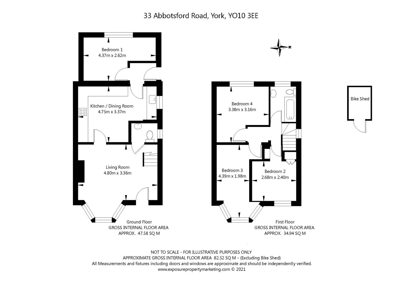 4 Bed Student Let in York Abbotsford Road Simpson's Properties